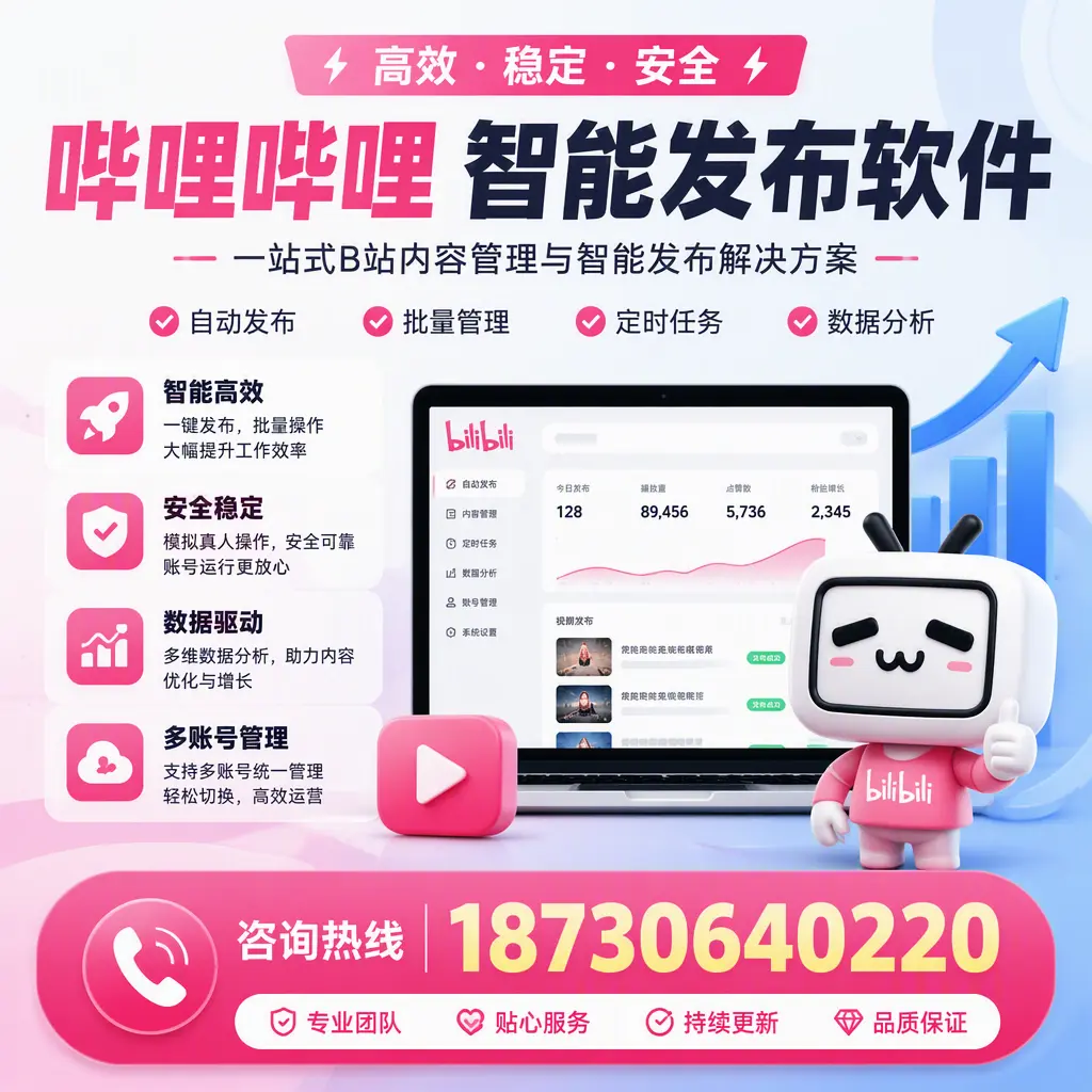 哔哩哔哩智能发布软件适用场景分析：在 阳泉 的最佳实践